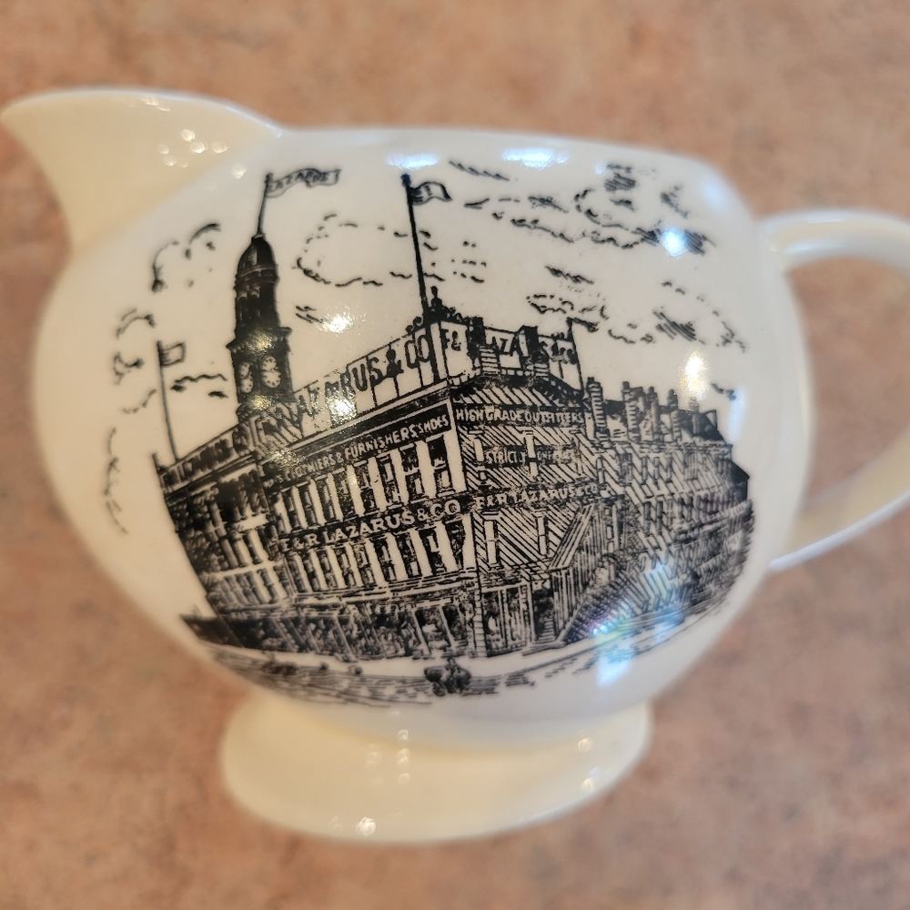 Vintage Burslem China (England) Creamer with F&R Lazarus Motif - Picture 13 of 14